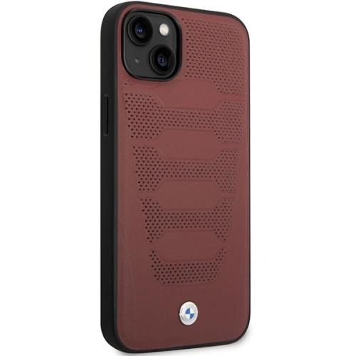 Kup Etui BMW BMHCP14S22RPSR Apple iPhone 14 burgundowy/burgundy Leather Seats Pattern - BMW373 - {ean13} - Sklep Home Screen