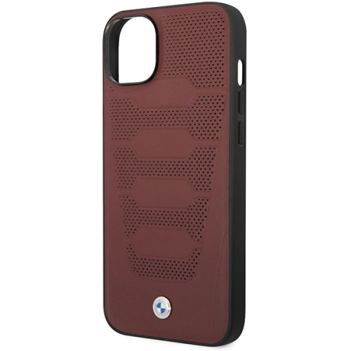 Kup Etui BMW BMHCP14S22RPSR Apple iPhone 14 burgundowy/burgundy Leather Seats Pattern - BMW373 - {ean13} - Sklep Home Screen