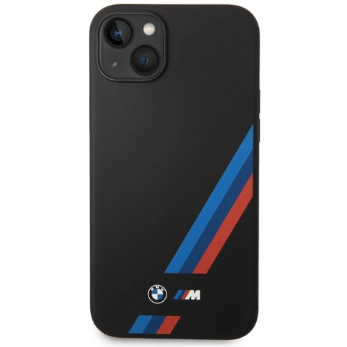 Kup Etui BMW BMHCP14S22SOTK Apple iPhone 14 fekete/fekete Szilikon Dőlt Csíkok - BMW374 - {ean13} - Sklep Home Screen