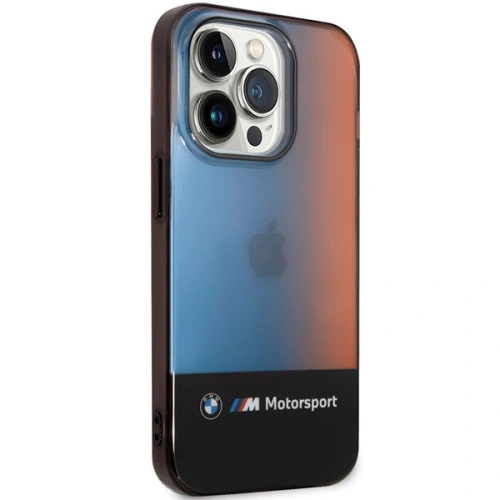 Kup Etui BMW BMHCP14X22HMGK Apple iPhone 14 Pro Max fekete/black Fél Tricolor - BMW376 - {ean13} - Sklep Home Screen
