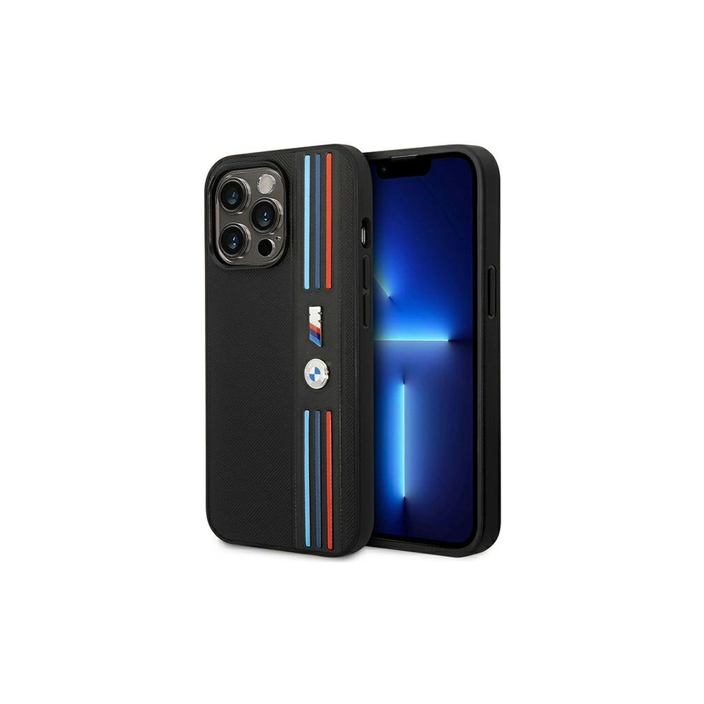 Etui BMW BMHCP14X22PPMK Apple iPhone 14 Pro Max czarny/black Tricolor M Collection