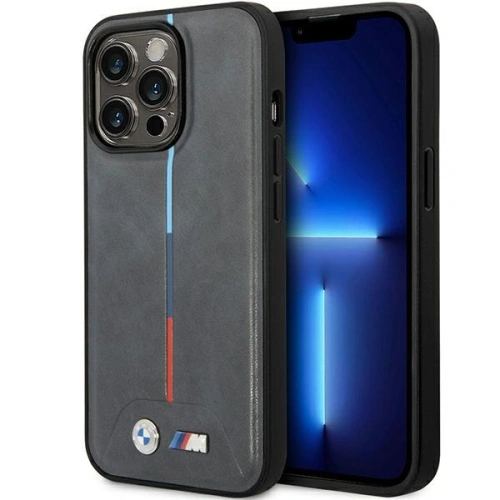 Kup Etui BMW BMHCP14X22PVTA Apple iPhone 14 Pro Max szürke/grey Quilted Tricolor - BMW380 - {ean13} - Sklep Home Screen