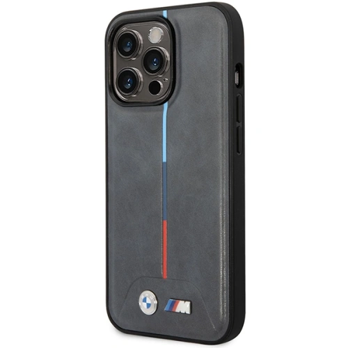 Kup Etui BMW BMHCP14X22PVTA Apple iPhone 14 Pro Max szürke/grey Quilted Tricolor - BMW380 - {ean13} - Sklep Home Screen