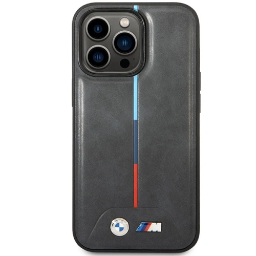 Kup Etui BMW BMHCP14X22PVTA Apple iPhone 14 Pro Max šedý/grey prošívaný trikolóra - BMW380 - {ean13} - Sklep Home Screen