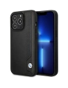 BMW Apple Tasche BMHCP14X22RBDK iPhone 14 Pro Max schwarz/schwarz Hardcase Leder Blau Dots