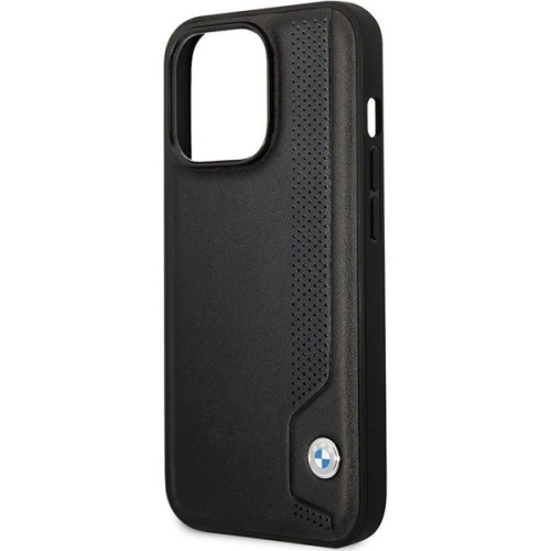 Kup Etui BMW BMHCP14X22RBDK Apple iPhone 14 Pro Max negru/black hardcase Leather Blue Dots - BMW381 - {ean13} - Sklep Home Screen