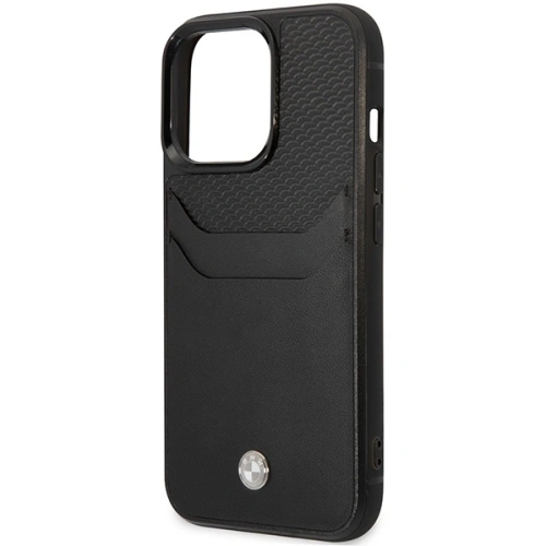 Kup BMW Apple Tasche BMHCP14X22RSEPK iPhone 14 Pro Max schwarz/schwarz Leder Kartenschlitz - BMW383 - {ean13} - Sklep Home Screen