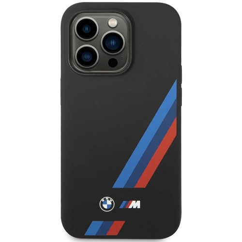 Kup Etui BMW BMHCP14X22SOTK Apple iPhone 14 Pro Max fekete/szürke Szilikon Dőlt Csíkok - BMW384 - {ean13} - Sklep Home Screen