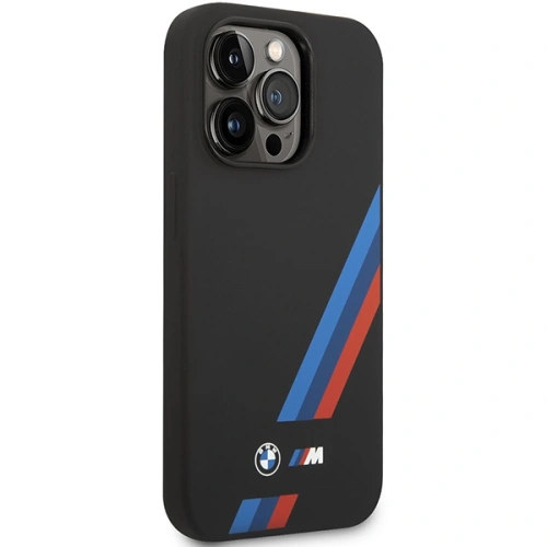 Kup Etui BMW BMHCP14X22SOTK Apple iPhone 14 Pro Max fekete/szürke Szilikon Dőlt Csíkok - BMW384 - {ean13} - Sklep Home Screen