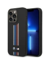 Etui BMW BMHCP14X22SWTK Apple iPhone 14 Pro Max negru/schimbat Silicone Vertical Tricolor Lines