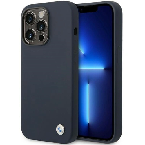 Kup Etui BMW BMHCP14XSILNA Apple iPhone 14 Pro Max granátový/navy silikon s kovovým logem - BMW386 - {ean13} - Sklep Home Screen