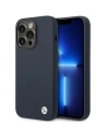 Etui BMW BMHCP14XSILNA Apple iPhone 14 Pro Max granátový/navy silikon s kovovým logem