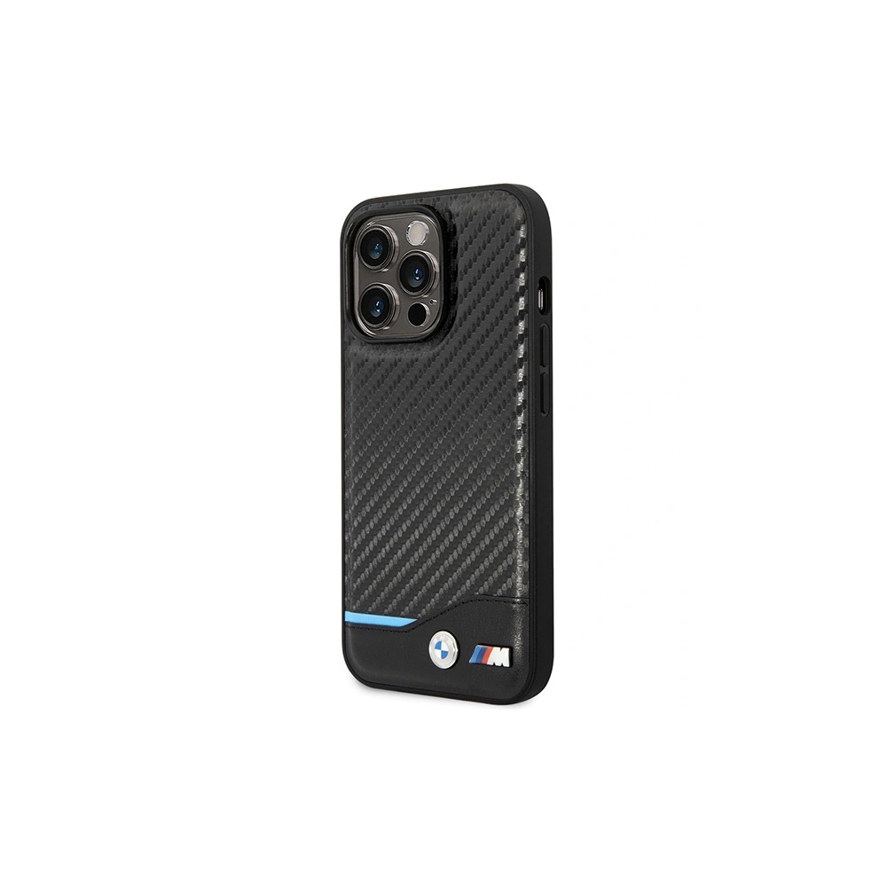 Etui BMW BMHMP14L22NBCK Apple iPhone 14 Pro czarny/black Carbon MagSafe