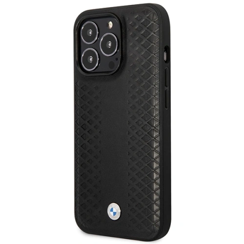 Kup BMW Apple Tasche BMHMP14L22RFGK iPhone 14 Pro schwarz/schwarz Leder mit Diamantmuster MagSafe - BMW388 - {ean13} - Sklep Home Screen