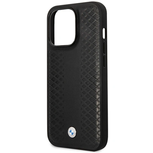 Kup BMW Apple Tasche BMHMP14L22RFGK iPhone 14 Pro schwarz/schwarz Leder mit Diamantmuster MagSafe - BMW388 - {ean13} - Sklep Home Screen