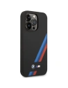 Kup Etui BMW BMHMP14L22SOTK Apple iPhone 14 Pro černý/black Silicone Slanted Sttripes MagSafe - BMW392 - {ean13} - Sklep Home Screen