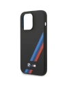 Kup Etui BMW BMHMP14L22SOTK Apple iPhone 14 Pro negru/black Silicon Slanted Stripes MagSafe - BMW392 - {ean13} - Sklep Home Screen