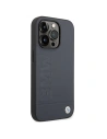 Buy BMW BMHMP14LSLLNA Apple iPhone 14 Pro navy hardcase Leather Hot Stamp MagSafe - BMW394 - {ean13} - Home Screen Store Europe