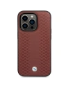 Buy BMW BMHMP14X22RFGR Apple iPhone 14 Pro Max burgundy Leather Diamond Pattern MagSafe - BMW397 - {ean13} - Home Screen Store Europe