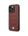 Buy BMW BMHMP14X22RPSR Apple iPhone 14 Pro Max burgundy Leather Seats Pattern MagSafe - BMW399 - {ean13} - Home Screen Store Europe
