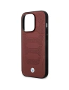Buy BMW BMHMP14X22RPSR Apple iPhone 14 Pro Max burgundy Leather Seats Pattern MagSafe - BMW399 - {ean13} - Home Screen Store Europe