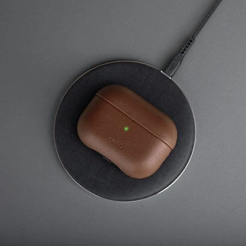 Kup [OUTLET] UNIQ Terra tok Apple AirPods Pro valódi bőr olíva zöld/olive - OT-470 - {ean13} - Sklep Home Screen