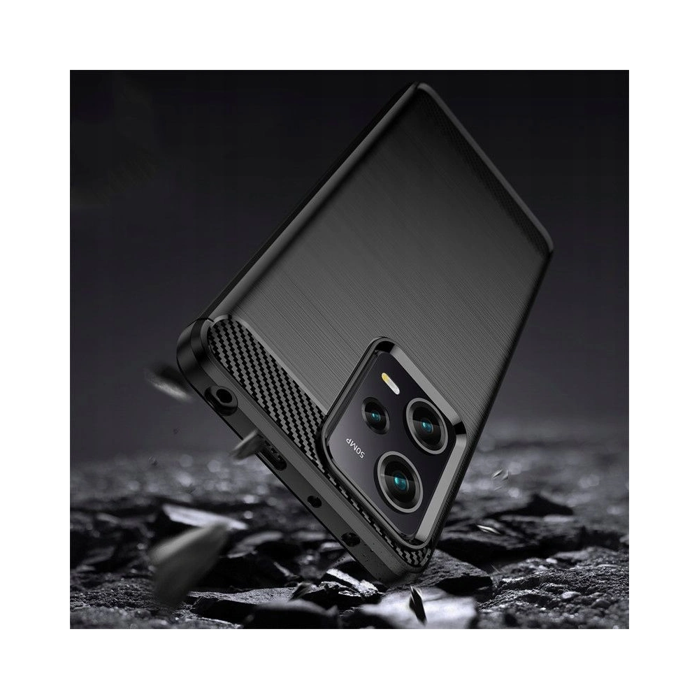 Etui Tech-Protect TPUCarbon Xiaomi Redmi Note 12 Pro/POCO X5 Pro 5G Black