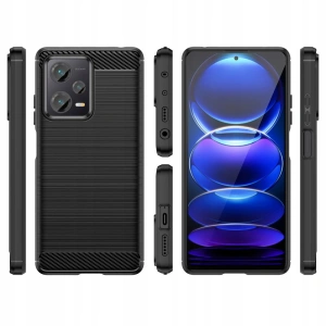 Kup Etui Tech-Protect TPUCarbon Xiaomi Redmi Note 12/POCO X5 5G Black - THP1789 - {ean13} - Sklep Home Screen