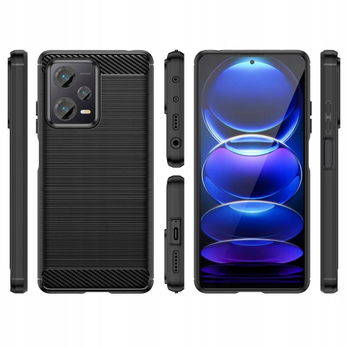 Kup Etui Tech-Protect TPUCarbon Xiaomi Redmi Note 12/POCO X5 5G Negru - THP1789 - {ean13} - Sklep Home Screen