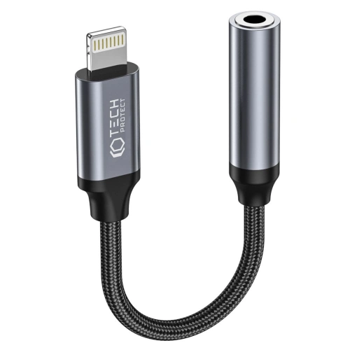 Kup Tech-Protect 3.5mm Adapter Ultraboost Lightning/Mini-Buchse Schwarz - THP1795 - {ean13} - Sklep Home Screen
