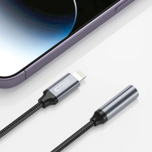 Kup Tech-Protect 3.5mm Adapter Ultraboost Lightning/Mini-Buchse Schwarz - THP1795 - {ean13} - Sklep Home Screen