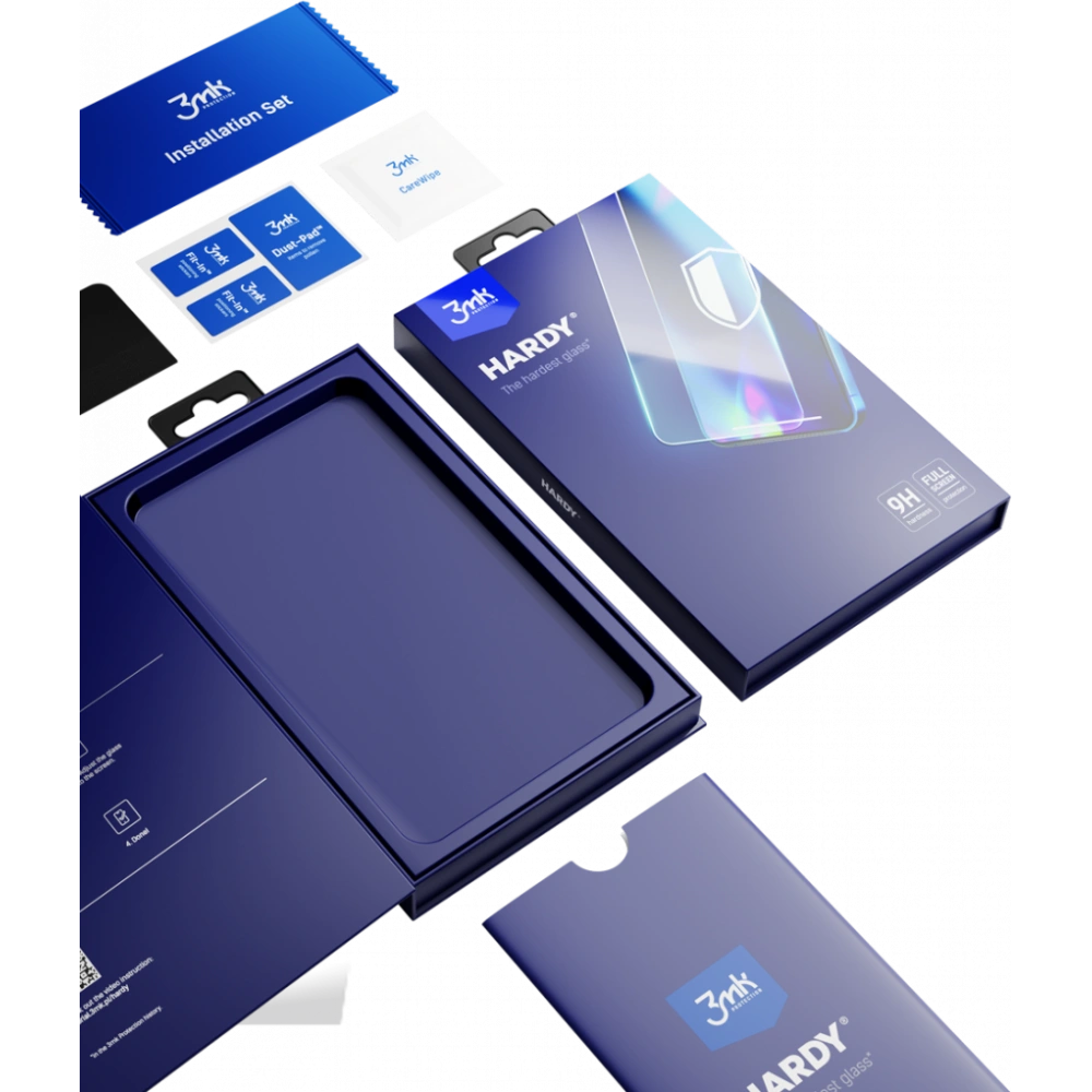 Szkło hartowane 3MK Hardy Samsung Galaxy S23+ Plus czarne