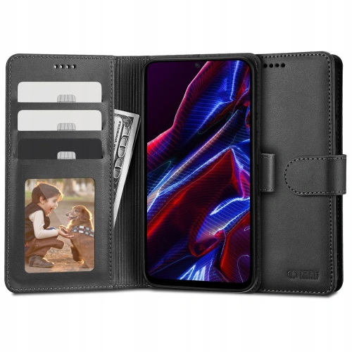 Kup Tech-Protect Xiaomi Tasche Wallet Redmi Note 12/POCO X5 5G Schwarz - THP1798 - {ean13} - Sklep Home Screen