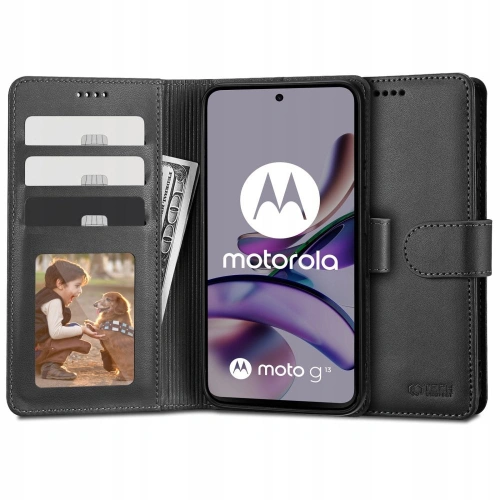 Kup Tech-Protect Tasche Wallet Motorola Moto G13/G23/G53 5G Schwarz - THP1800 - {ean13} - Sklep Home Screen