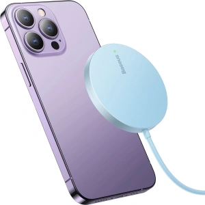 Kup Încărcător wireless MagSafe Baseus Simple Mini3 Qi 15W albastru - BSU3981 - {ean13} - Sklep Home Screen