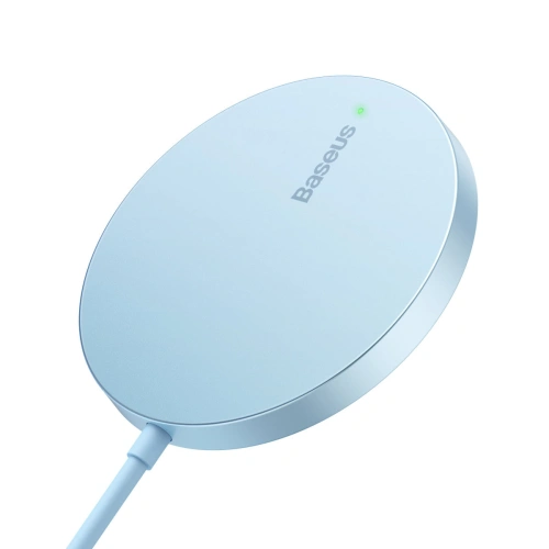 Kup MagSafe vezeték nélküli töltő Baseus Simple Mini3 Qi 15W kék - BSU3981 - {ean13} - Sklep Home Screen