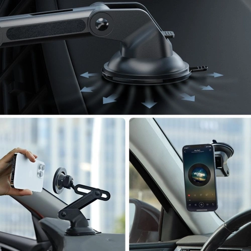 Kup ESR Magnetische Autohalterung Halolock Magnetic MagSafe Dashboard Einstellbare Autohalterung Schwarz - ESR660 - {ean13} - Sklep Home Screen