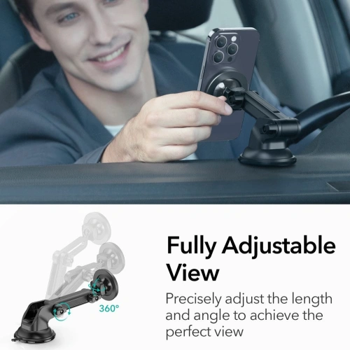 Kup ESR Magnetische Autohalterung Halolock Magnetic MagSafe Dashboard Einstellbare Autohalterung Schwarz - ESR660 - {ean13} - Sklep Home Screen