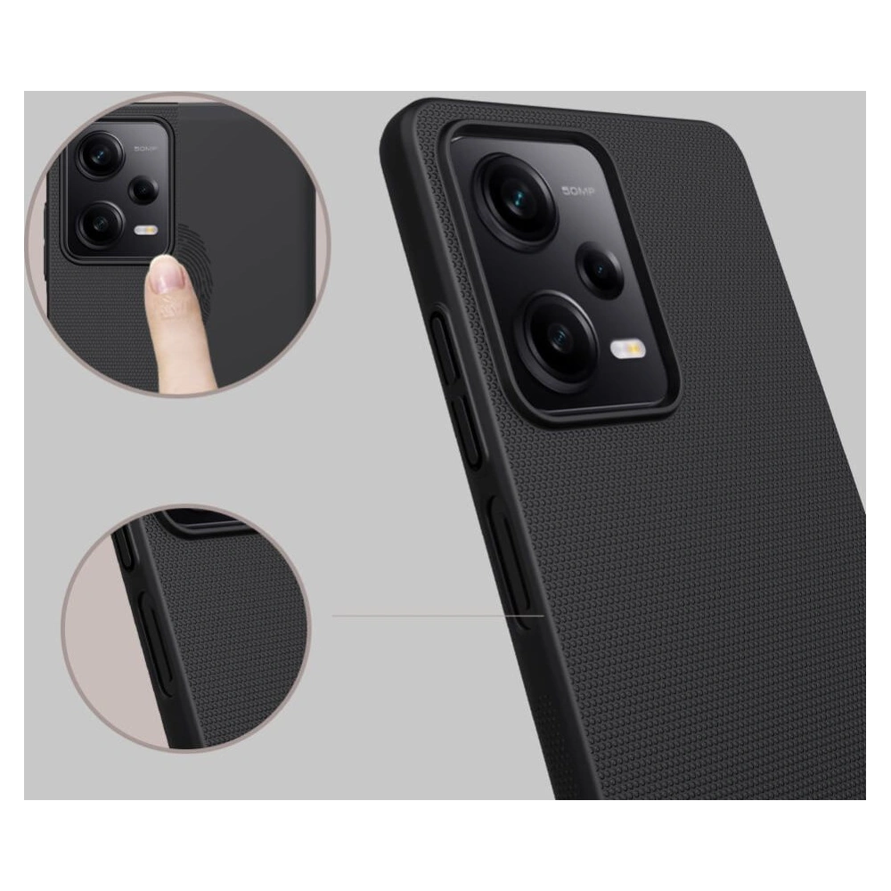 Etui Nillkin Frosted Shield Xiaomi Redmi Note 12 Pro/POCO X5 Pro 5G Black