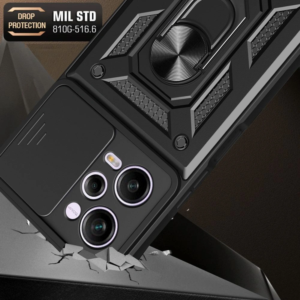 Etui Tech-Protect CamShield Pro Xiaomi Redmi Note 12 Pro/POCO X5 Pro 5G Black