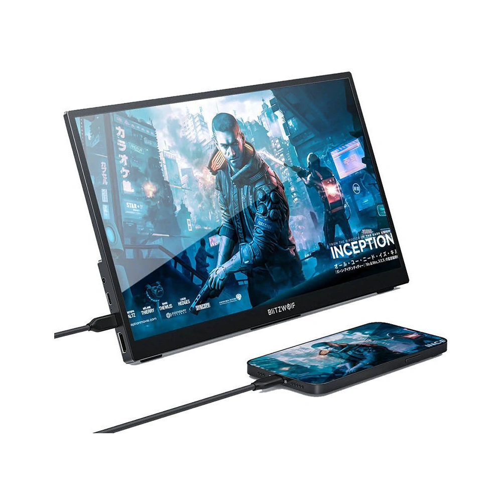 Przenośny monitor BlitzWolf PCM2L 13.3 cali HDMI 1080p (czarny)