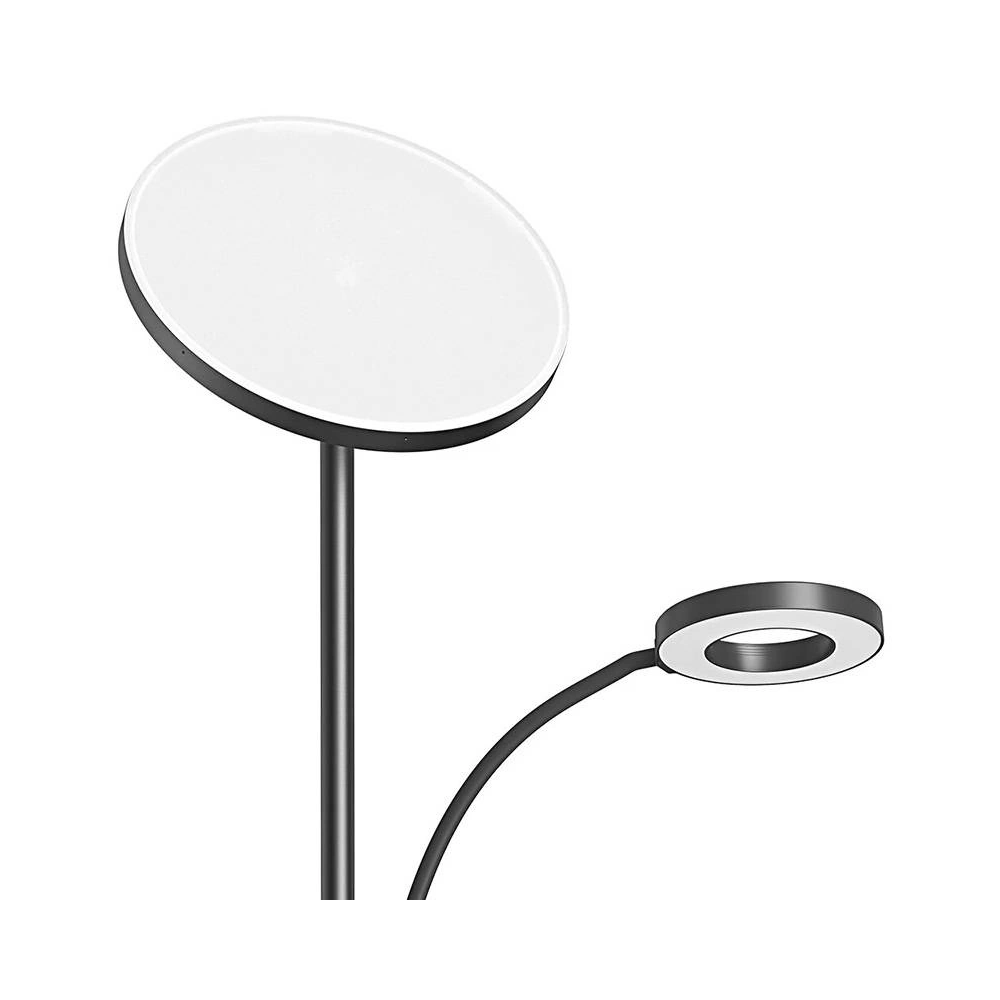 Podwójna lampa podłogowa z pilotem Blitzwolf BWL-FL-0001 36W (czarna)