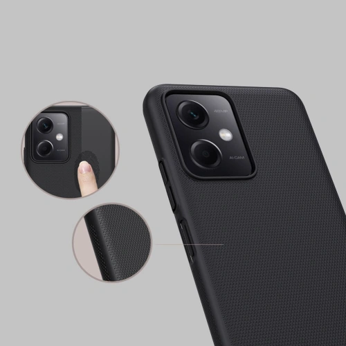 Buy Nillkin Frosted Shield Xiaomi Redmi Note 12/POCO X5 5G Black - NLK949 - {ean13} - Home Screen Store Europe