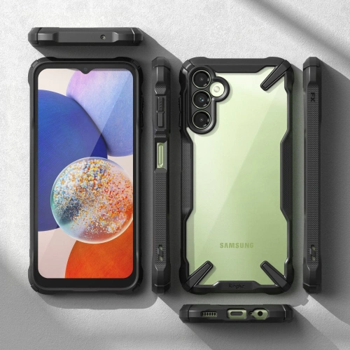 Kup Etui Ringke Fusion-X Samsung Galaxy A14 5G Fekete - RGK1784 - {ean13} - Sklep Home Screen