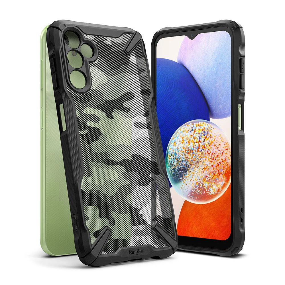 Etui Ringke Fusion-X Samsung Galaxy A14 5G Camo Black