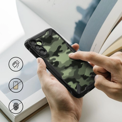 Kup Etui Ringke Fusion-X Samsung Galaxy A14 5G Camo Fekete - RGK1785 - {ean13} - Sklep Home Screen