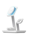 Încărcător wireless ESR HaloLock 3in1 Cryoboost Magnetic MagSafe Wireless Charger Arctic White