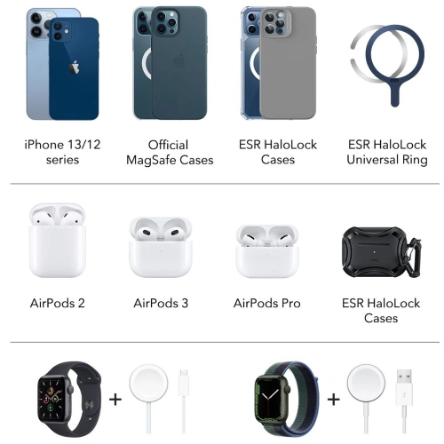 Kup Vezeték nélküli töltő ESR HaloLock 3in1 Cryoboost Magnetic MagSafe vezeték nélküli töltő Északi fehér - ESR662 - {ean13} - Sklep Home Screen