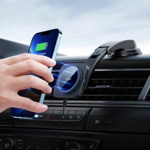 Kup Upevnění do auta s bezdrátovou nabíječkou MagSafe ESR HaloLock Magnetic Dashboard Wireless Charger Black - ESR663 - {ean13} - Sklep Home Screen