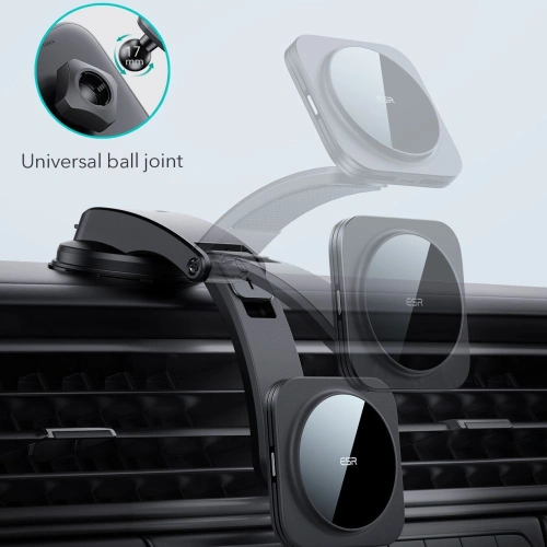 Kup Uchwyt auto cu încărcător wireless MagSafe ESR HaloLock Magnetic Dashboard Wireless Charger Black - ESR663 - {ean13} - Sklep Home Screen